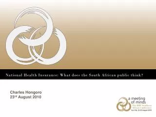 National Health Insurance: What does the South African public think?