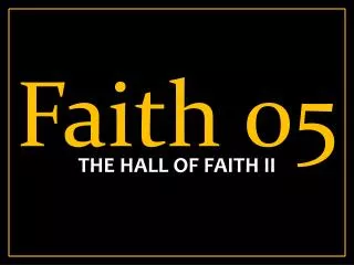 Faith 05