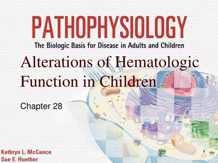 alterations of hematologic function in children