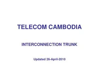 TELECOM CAMBODIA
