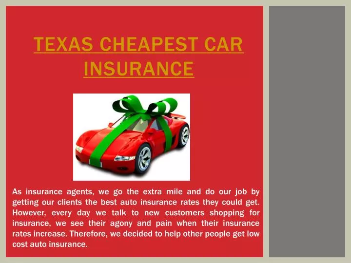 texas cheapest car insurance