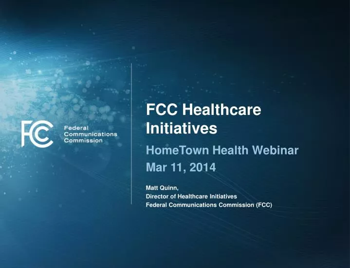 fcc healthcare initiatives