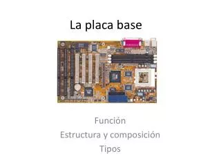 la placa base