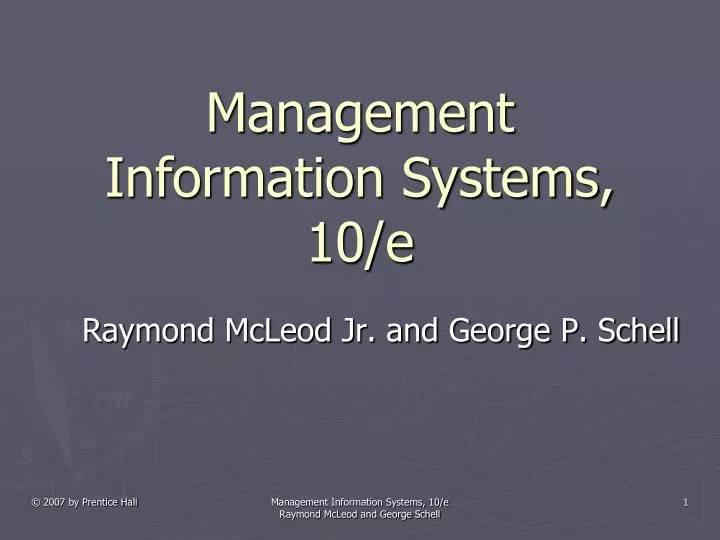 management information systems 10 e