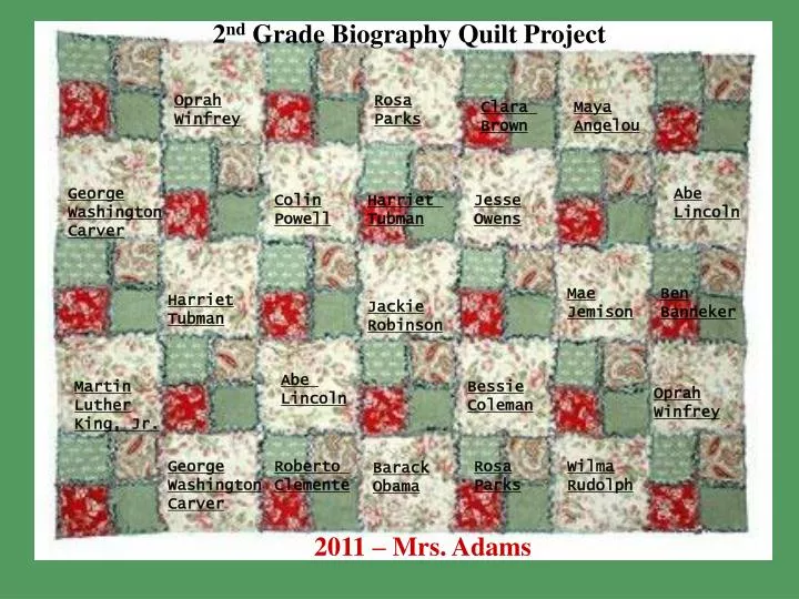 biography quilt