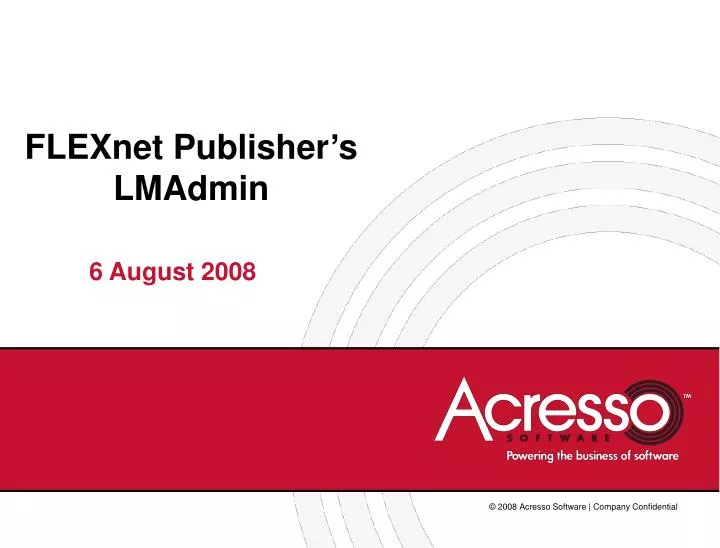 flexnet publisher s lmadmin