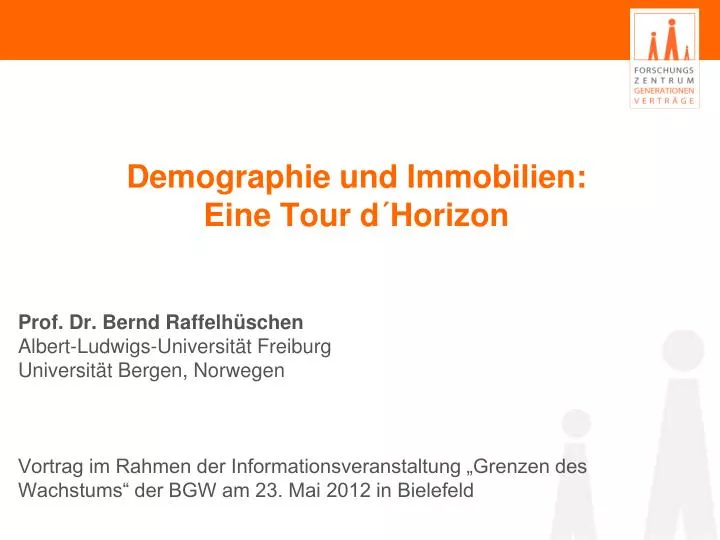 demographie und immobilien eine tour d horizon