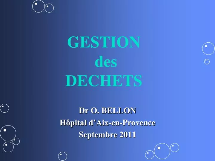 dr o bellon h pital d aix en provence septembre 2011
