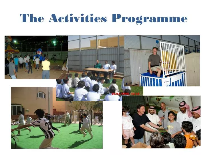 the activities programme