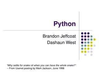 Python