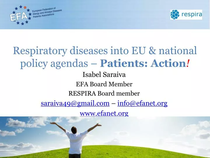 respiratory diseases into eu national policy agendas patients action