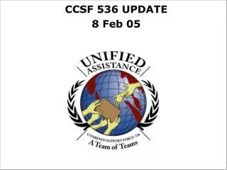 CCSF 536 UPDATE 8 Feb 05