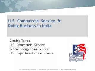 U.S. Commercial Service &amp; Doing Business in India