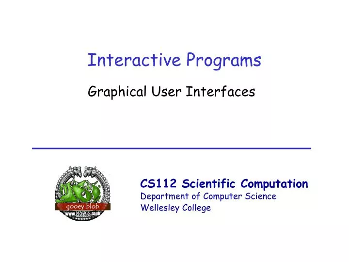 interactive programs