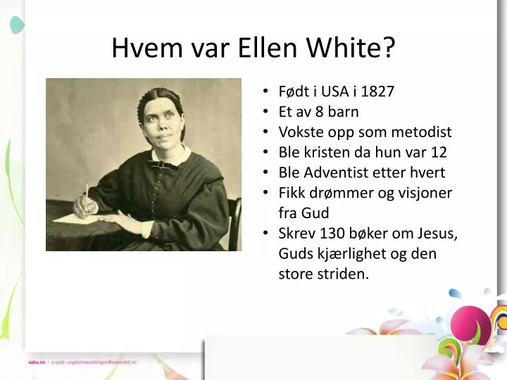 hvem var ellen white