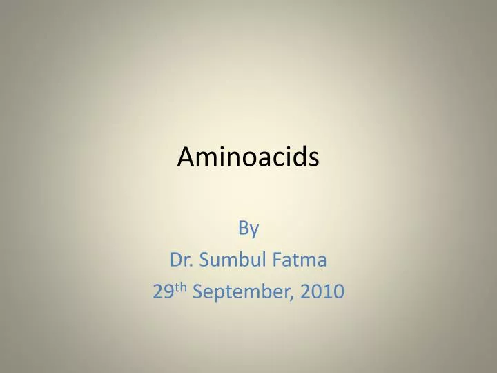 aminoacids