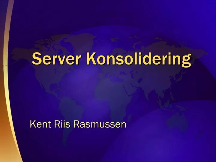 server konsolidering