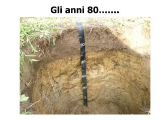 gli anni 80