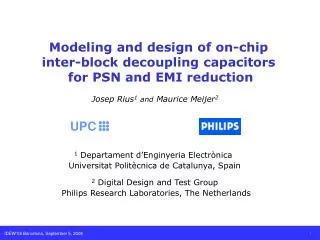 Modeling and design of on-chip inter-block decoupling capacitors for PSN and EMI reduction