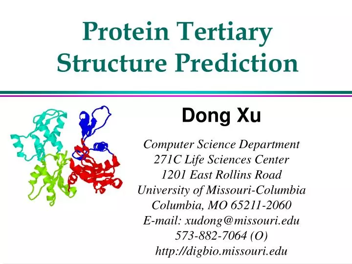 protein tertiary structure prediction