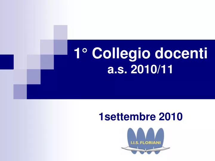 1 collegio docenti a s 2010 11