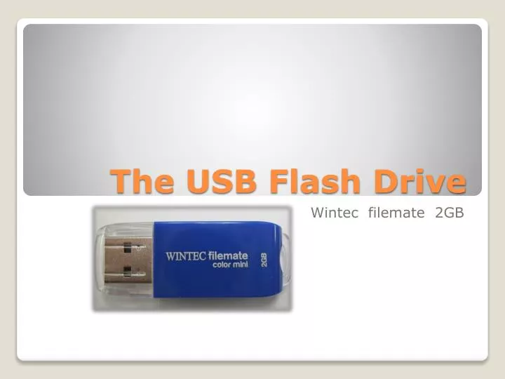 the usb flash drive