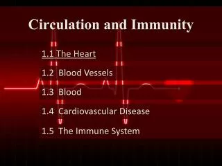 circulation and immunity