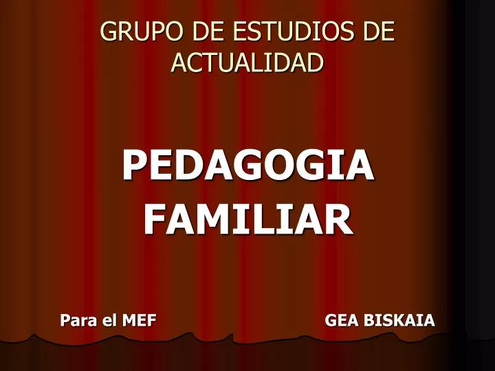 grupo de estudios de actualidad