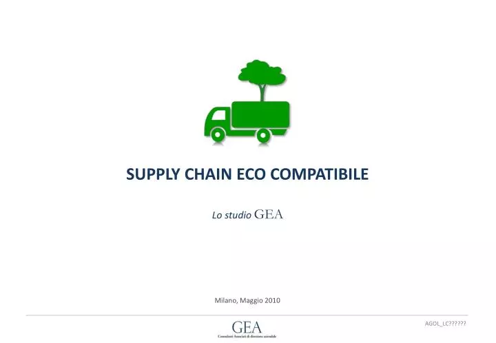 supply chain eco compatibile