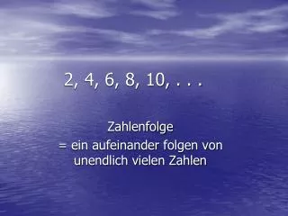 2 4 6 8 10