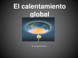 el calentamiento global