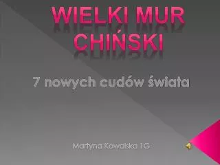 wielki mur chi ski