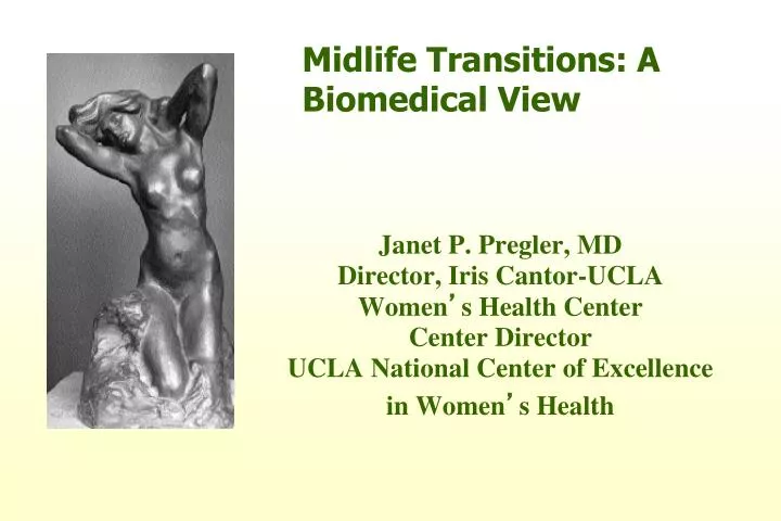 midlife transitions a biomedical view