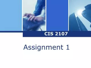CIS 2107