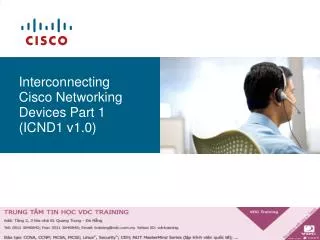 Interconnecting Cisco Networking Devices Part 1 (ICND1 v1.0)