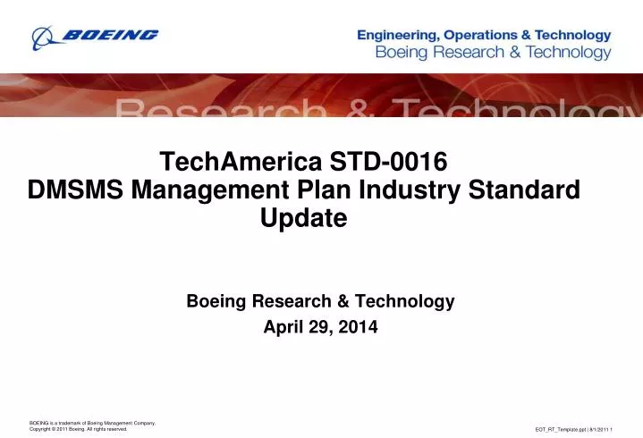 techamerica std 0016 dmsms management plan industry standard update