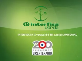 interfisa en la vanguardia del cuidado ambiental