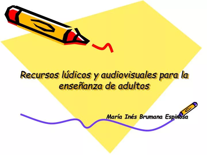 recursos l dicos y audiovisuales para la ense anza de adultos