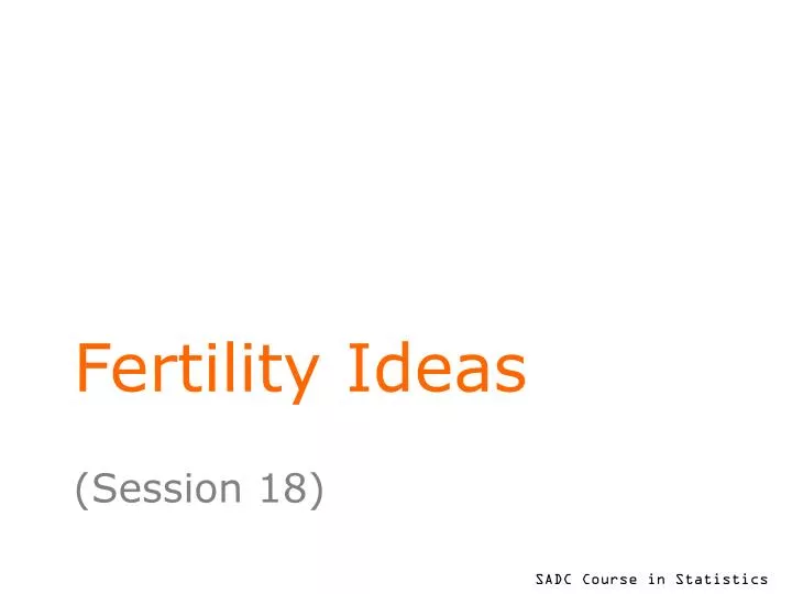 fertility ideas