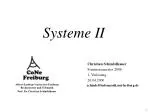 Systeme II - slide 1