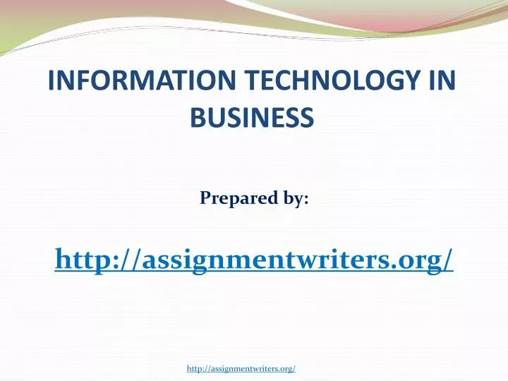 information technology in business
