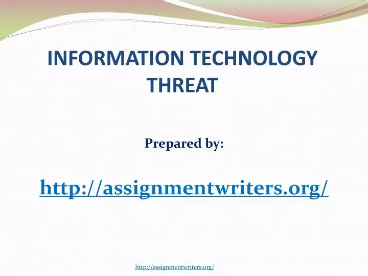 information technology threat