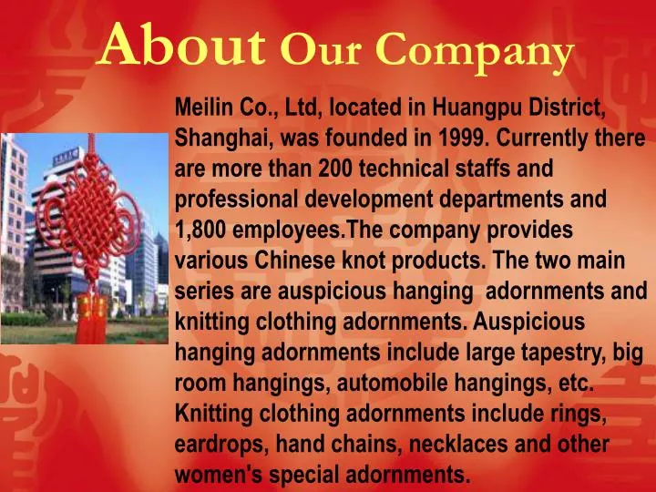 about our company