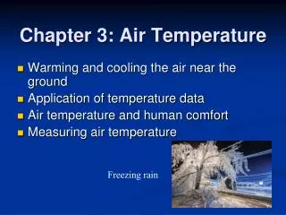 Chapter 3: Air Temperature