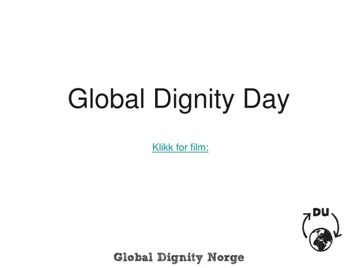 global dignity day