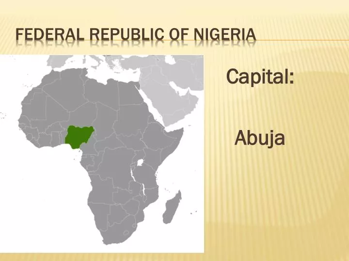 federal republic of nigeria
