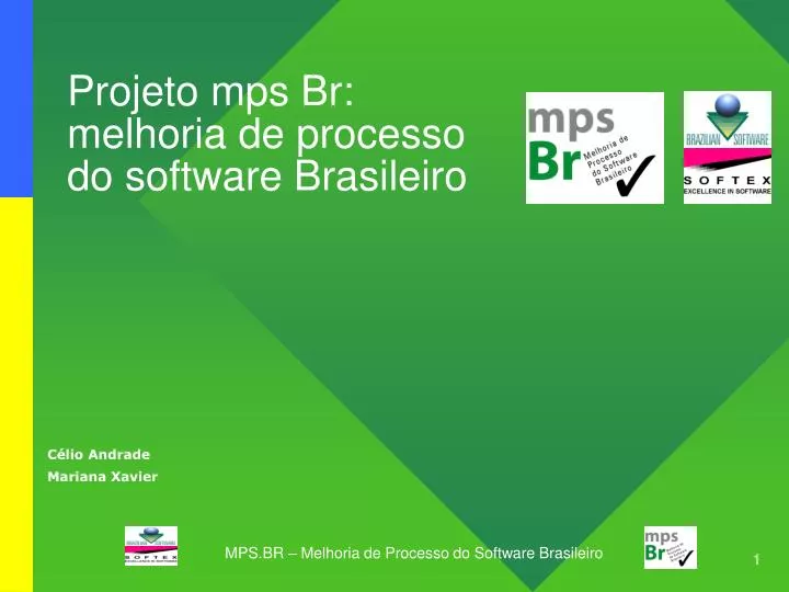 projeto mps br melhoria de processo do software brasileiro