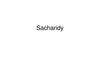 sacharidy