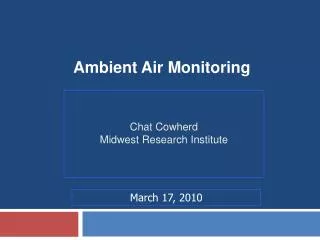 Ambient Air Monitoring