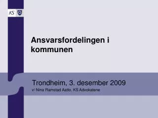 trondheim 3 desember 2009